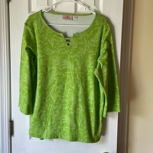 Ladies Pullover Top , 3/4 Sleeve